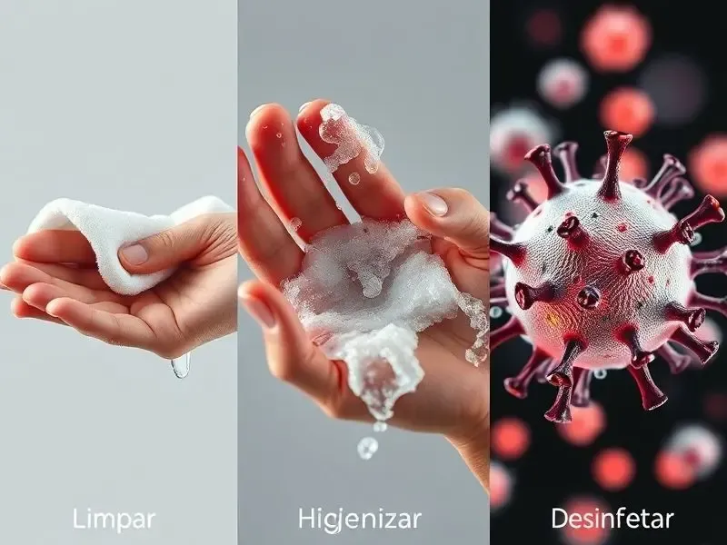 Qual a Diferença Entre Limpar, Higienizar e Desinfetar?